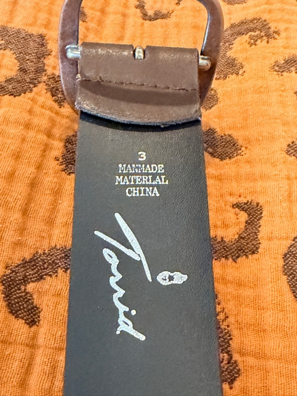 TORRID: 3X Studded Brown Leather Belt with Silver Buckle - Picture 3 of 6